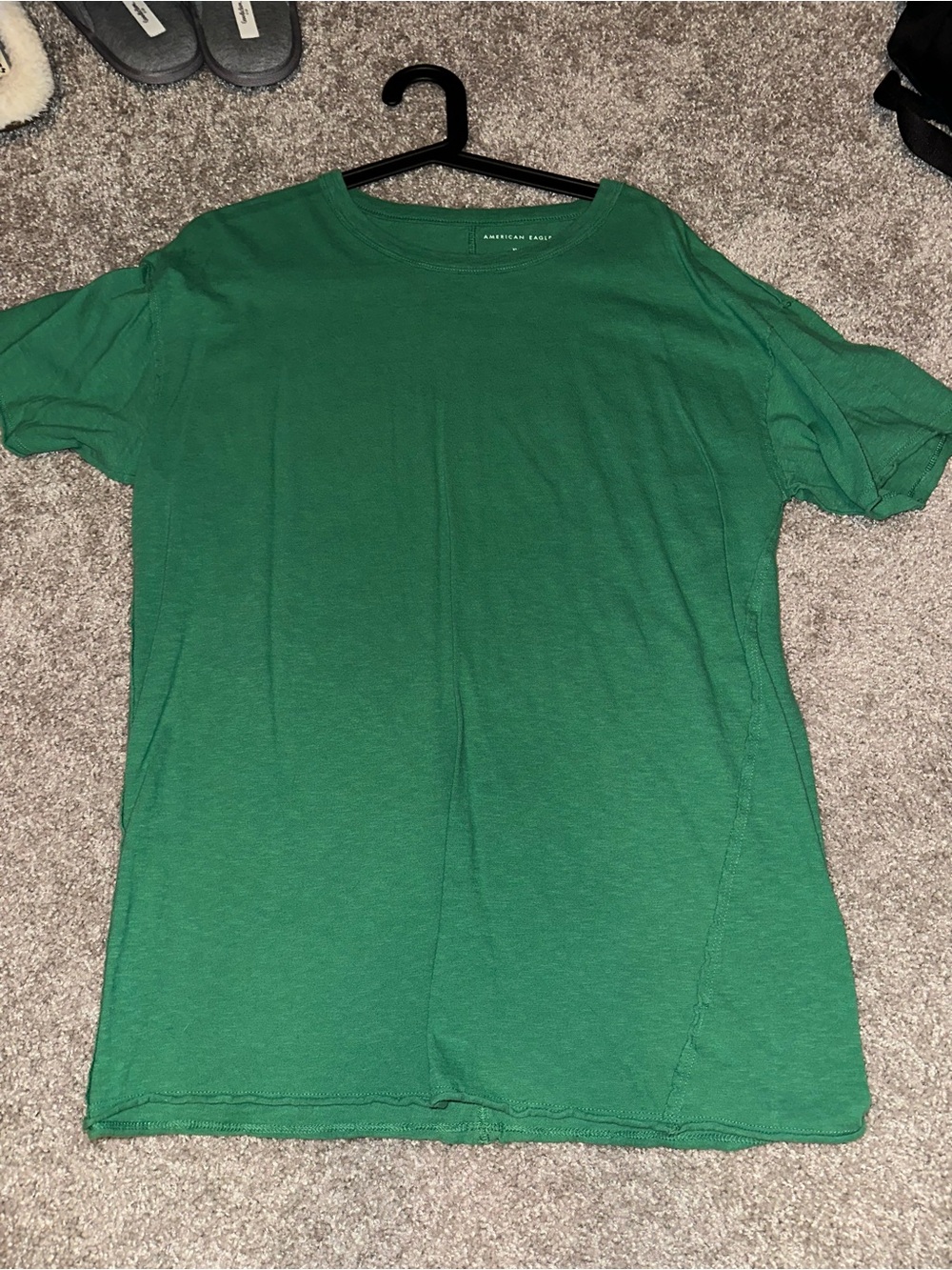 American Eagle Outfitters Green Short Sleeve Crewneck Tee oversized